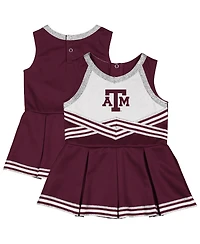 Colosseum Girls Baby Boys and Girls Maroon Texas A&M Aggies Lollipop Park Cheer Dress