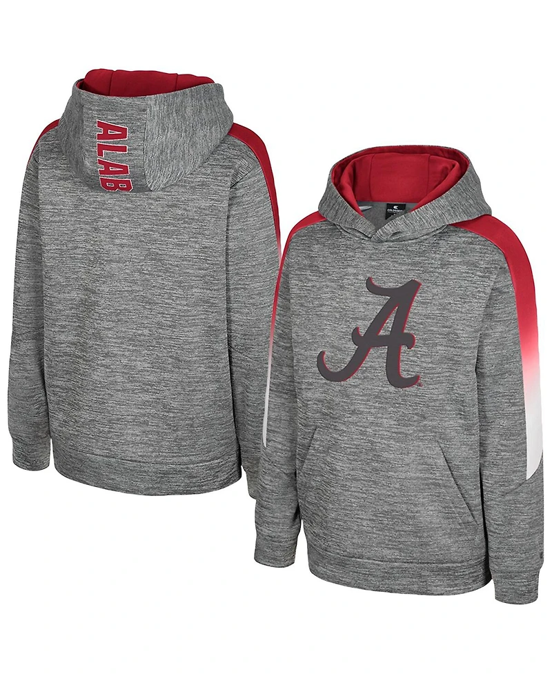 Colosseum Big Boys and Girls Gray Alabama Crimson Tide The Gang Hoodie