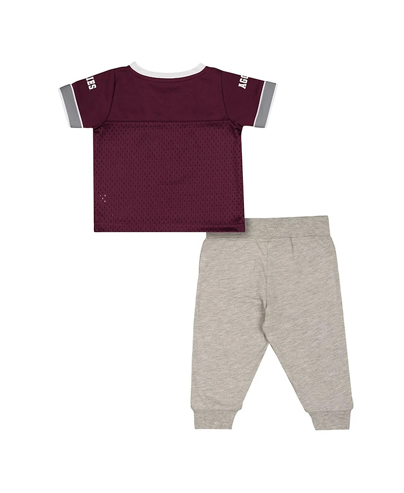 Colosseum Baby Boys and Girls Newborn 2-Piece Texas A&M Aggies Nothing but the Hits Football Set