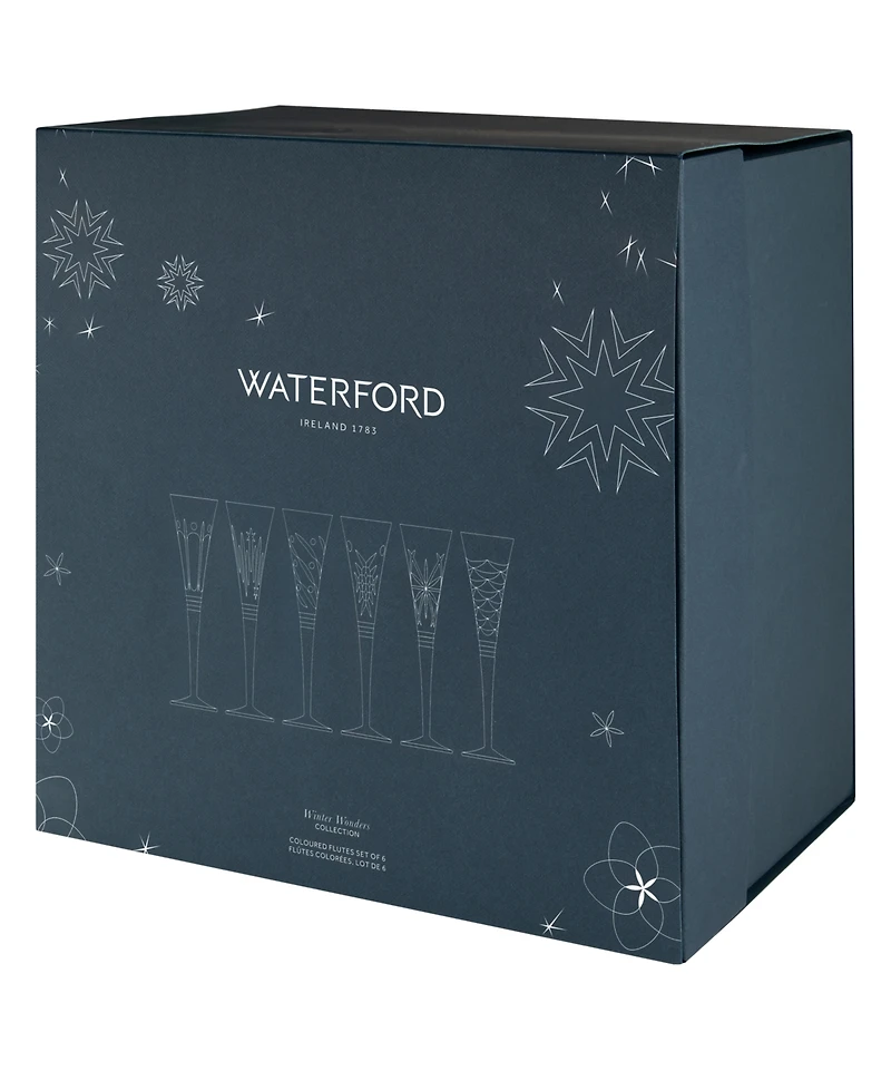 Waterford Winter Wonders Assorted Flutes, Set of 6