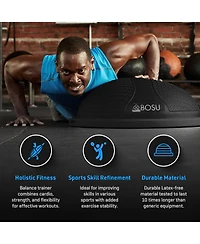 Bosu NexGen 300 Pound Capacity 26 Inch Diameter Home Gym Balance Trainer, Black