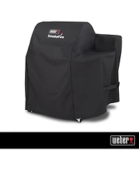 Weber SmokeFire EX4 Wood Pellet Bbq Grill Heavy Duty Polyester Cover, Black