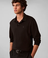 Calvin Klein Men's Long Sleeve Polo Shirt