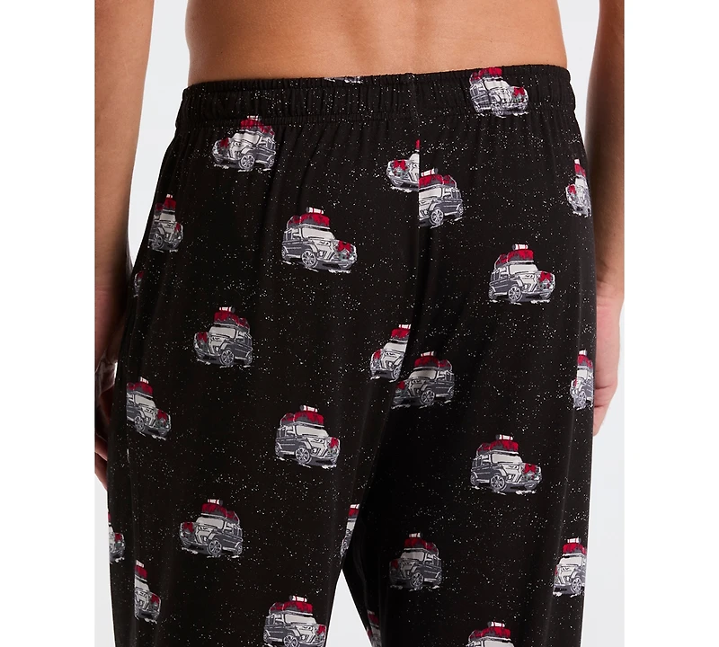 Perry Ellis Portfolio Men's Deluxe Touch Jersey Knit Pajama Pants