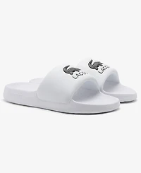Lacoste Men's Serve Round Toe Slip-On Slides