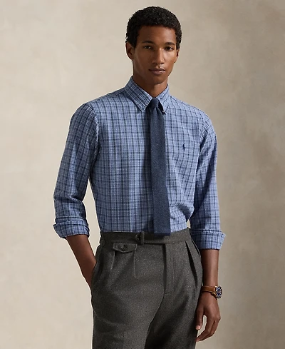 Polo Ralph Lauren Men's Classic-Fit Plaid Oxford Shirt