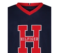 Tommy Hilfiger Boys 2T-7 V-Neck Team Jersey T-shirts