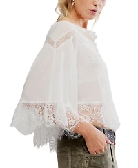 Free People Women's Bali Midnight Rain V-Neck Top