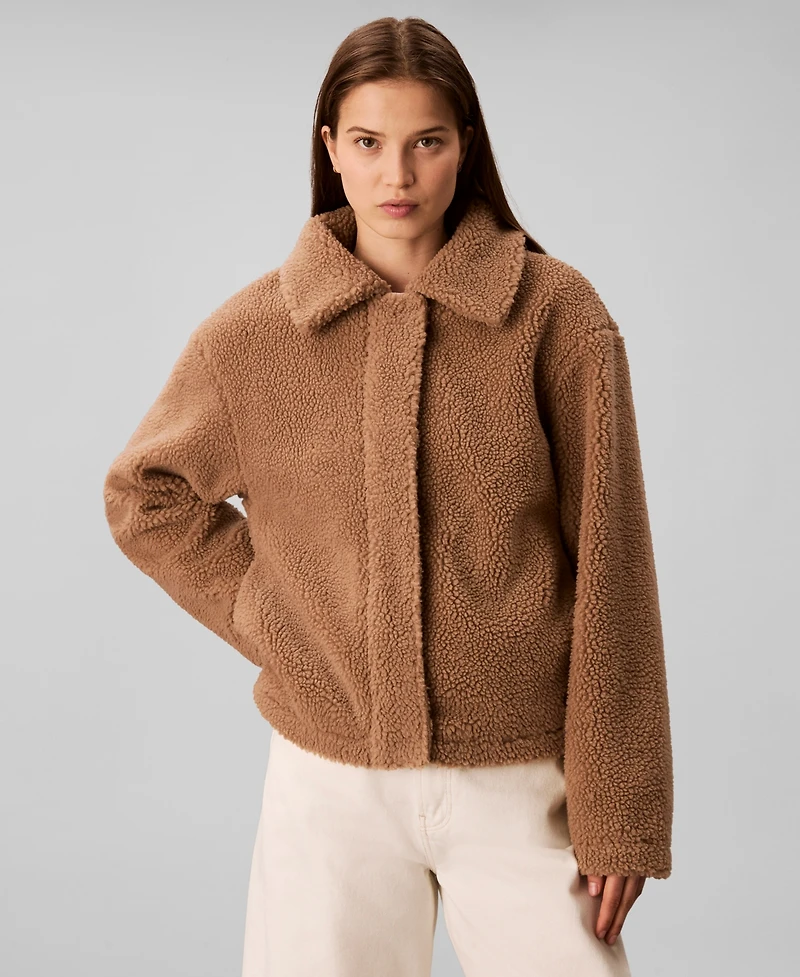 Calvin Klein Jeans Women's Point Collar Jacket