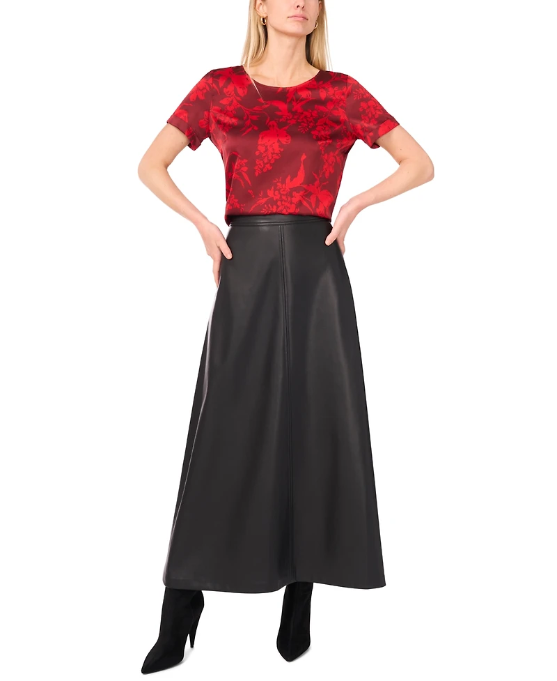 Vince Camuto Women's Short Sleeve Top