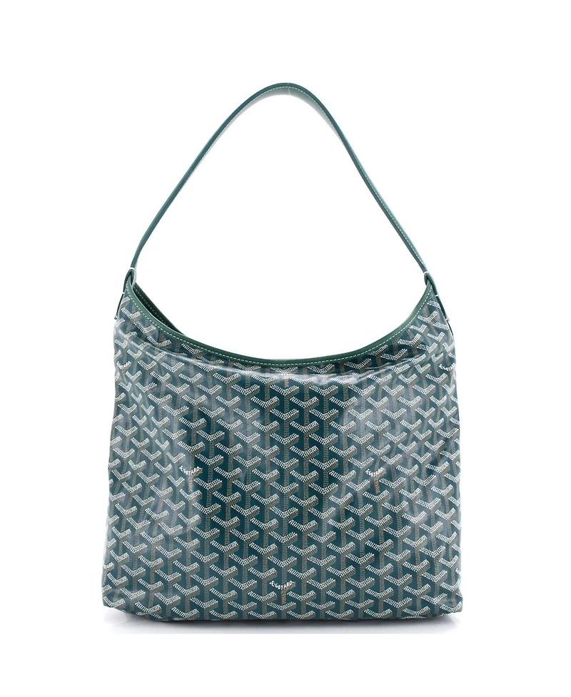 Pre-Owned Goyard Boheme Hobo Printed Coated Canvas