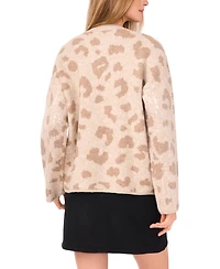 Vince Camuto Women's Sequined Long Sleeve Sweater