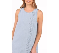 Petal and Pup Women's Sloane Mini Dress - Light Denim