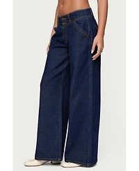Edikted Women's Meredith Low Rise Jeans
