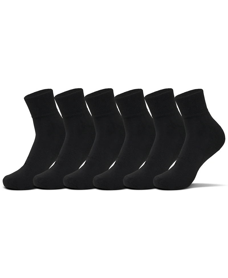 Sof Sole Men's 6-Pack Quarter Socks from Finish Line