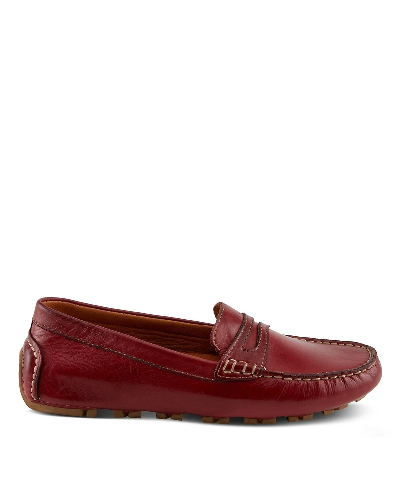 Spring Step Audette Leather Moccasins with Removable Insole and Penny Keeper