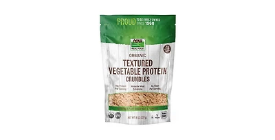 Now Foods Textured Soy Protein Granules-Certified, 8 Oz
