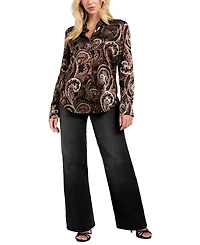 Guess Women's Clarisse Oversized Printed Shirt