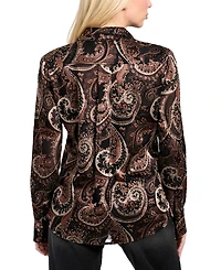 Guess Women's Clarisse Oversized Printed Shirt