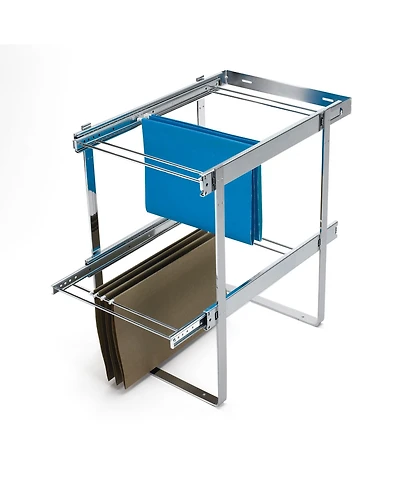 Rev-a-Shelf (2) 14.5" Tier Base Cabinet File Drawer Organizer System, Ras-fd-kit