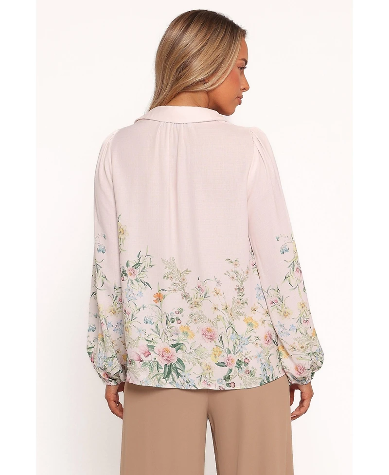 Petal and Pup Women's Avis Top - Pink Floral M