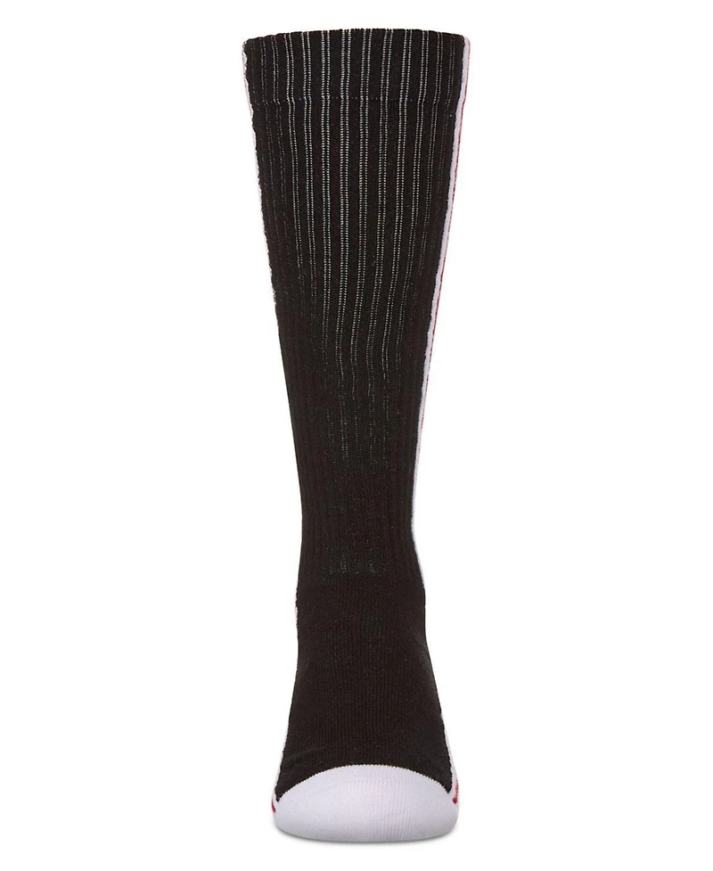 Memoi Girls Color Block Stripe Stretch Cotton Knee Sock