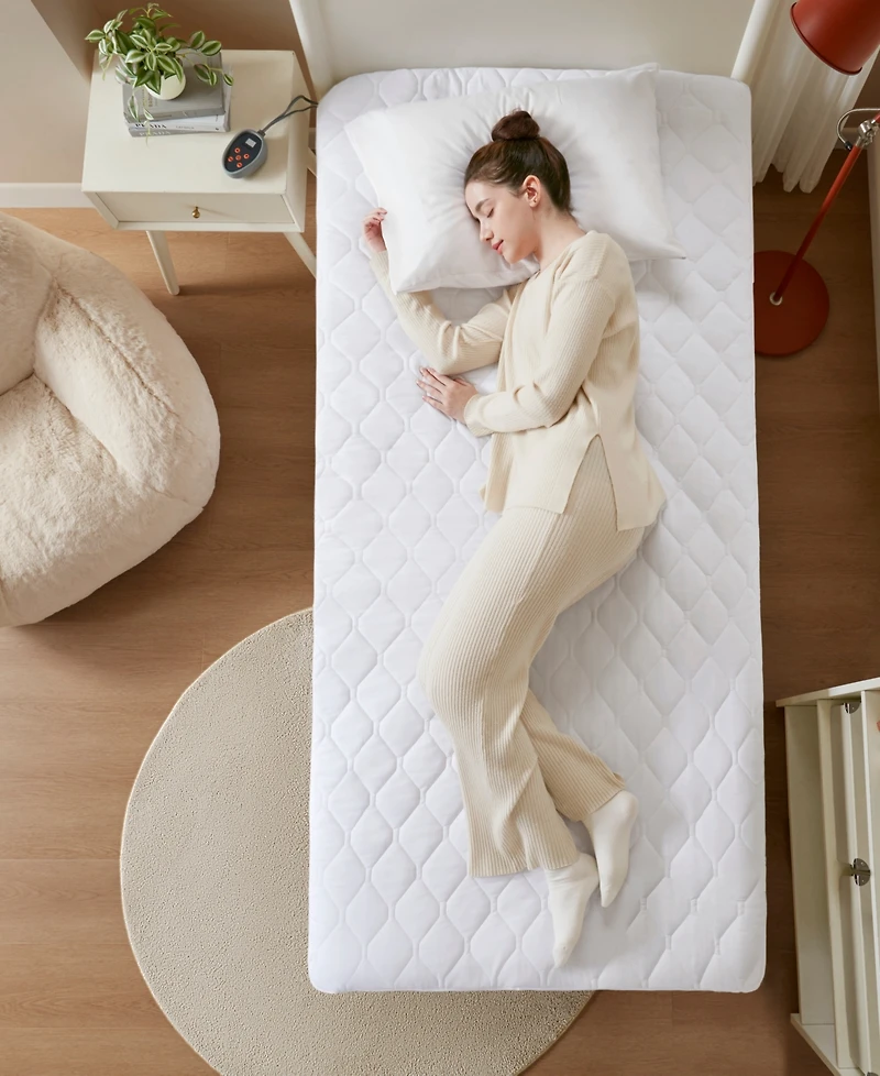 Beautyrest Deep Pocket Electric Cotton Top Mattress Pad