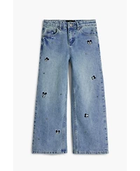 Desigual Girls's Wide Mickey jeans