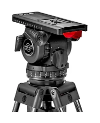 Sachtler Video 18 S2 Fluid Head with Eng 2 Carbon Fiber Tripod and Mid-Level Spreader