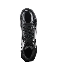 Spring Step Alps Water Resistant Boots with Sherpa Lining and Lace-Up Detail