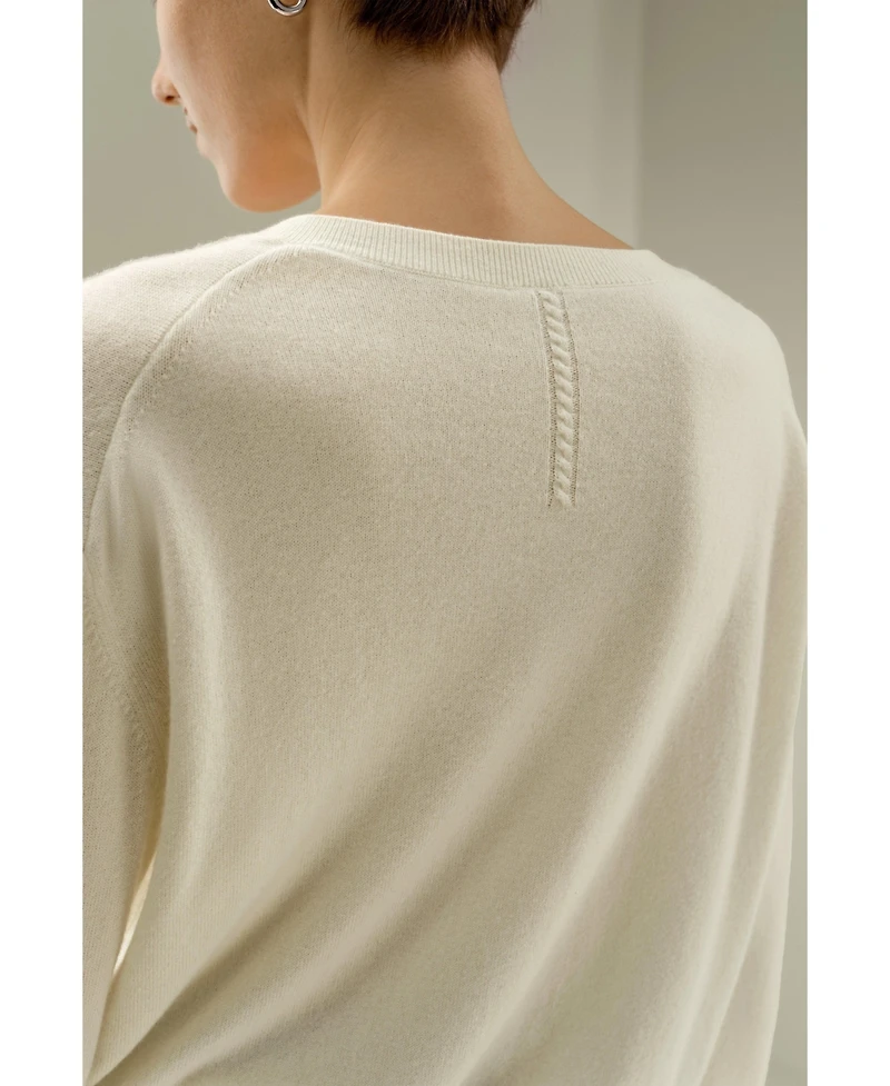 Lilysilk V-Neck Baby Cashmere Sweater