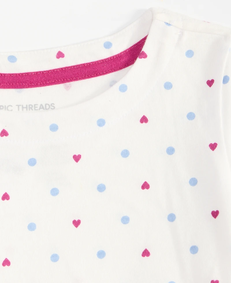 Epic Threads Girls Toddler 2T-4T Dot Printed Peplum Top, Macy's Exclusive