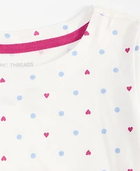 Epic Threads Girls Toddler 2T-4T Dot Printed Peplum Top, Macy's Exclusive