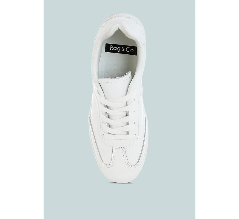 Bostonia Real Leather Casual Sneakers Women