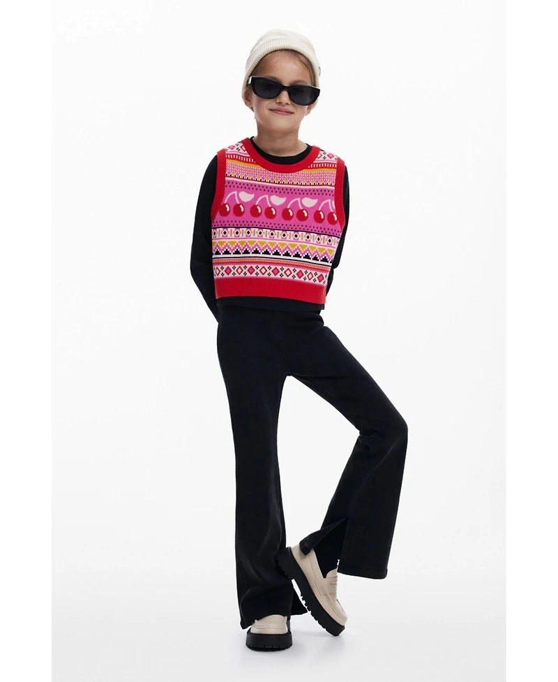 Desigual Girls's 2-in-1 T-Shirt Vest