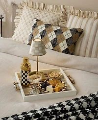 MacKenzie-Childs Mocha Check Dipping Bowl