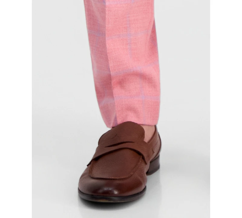 Tallia Men's Plaid Slim-Fit Dress Pants