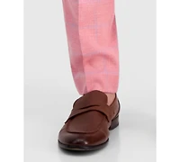 Tallia Men's Plaid Slim-Fit Dress Pants