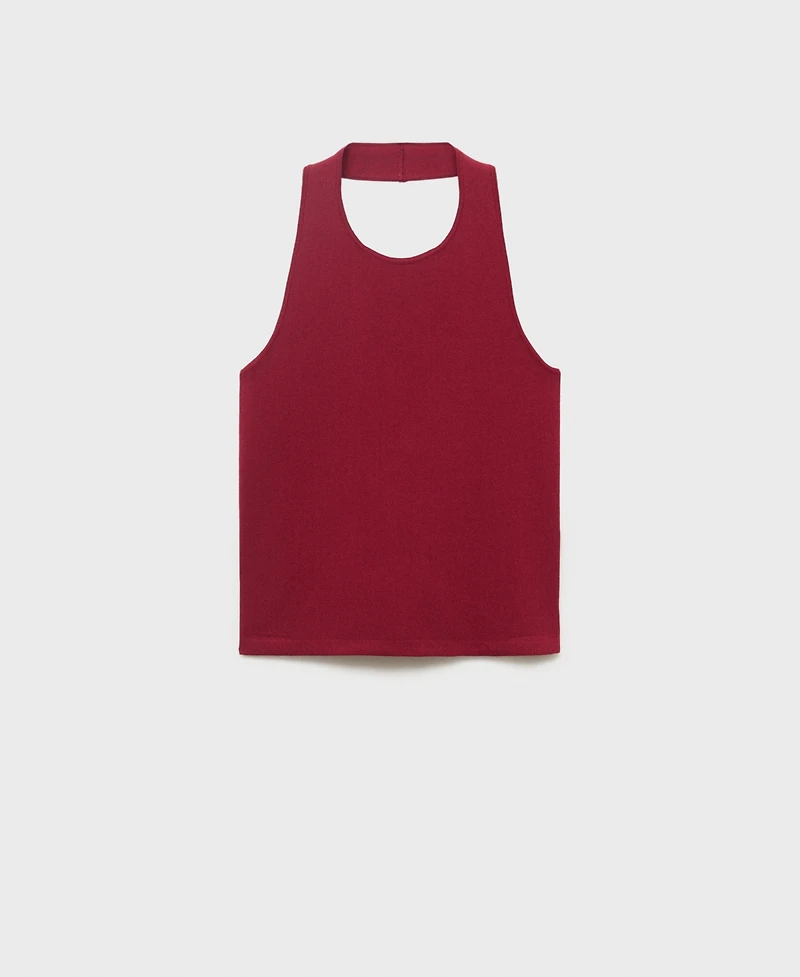 Mango Women's Hoop Detail Knitted Top