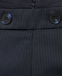 Mango Women's Pinstriped Short Skirt
