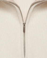 Mango Women's Contrasting Zipper Collar Sweater