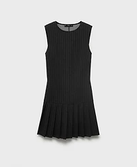 Mango Women's Pleated Short Dress