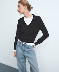 Mango Women's Miami Medium-Rise Straight-Fit Jeans