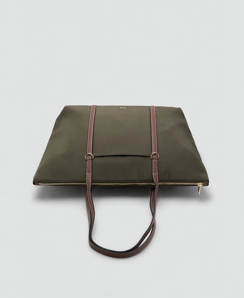 Mango Women's Double Handle Shopper Bag
