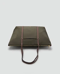 Mango Women's Double Handle Shopper Bag