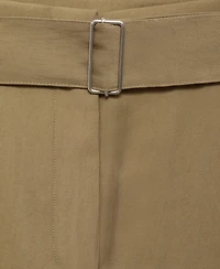 Mango Women's Belted Paper bag Pants