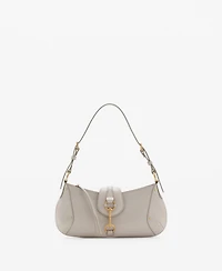 Mango Women's Hook Fastener Shoulder Bag