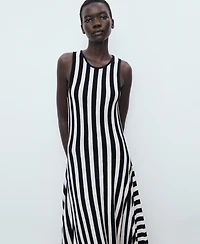 Mango Women's Asymmetrical Low-Knit Dress