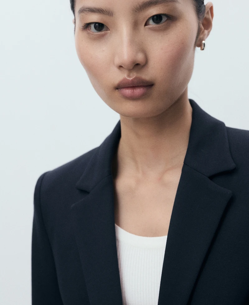 Mango Women's Fitted Suit Jacket