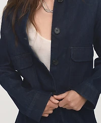 Mango Women's Pockets Denim Jacket